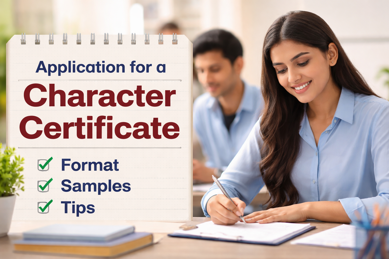 Application for a Character Certificate (Format, 5 Best Samples & Tips)
