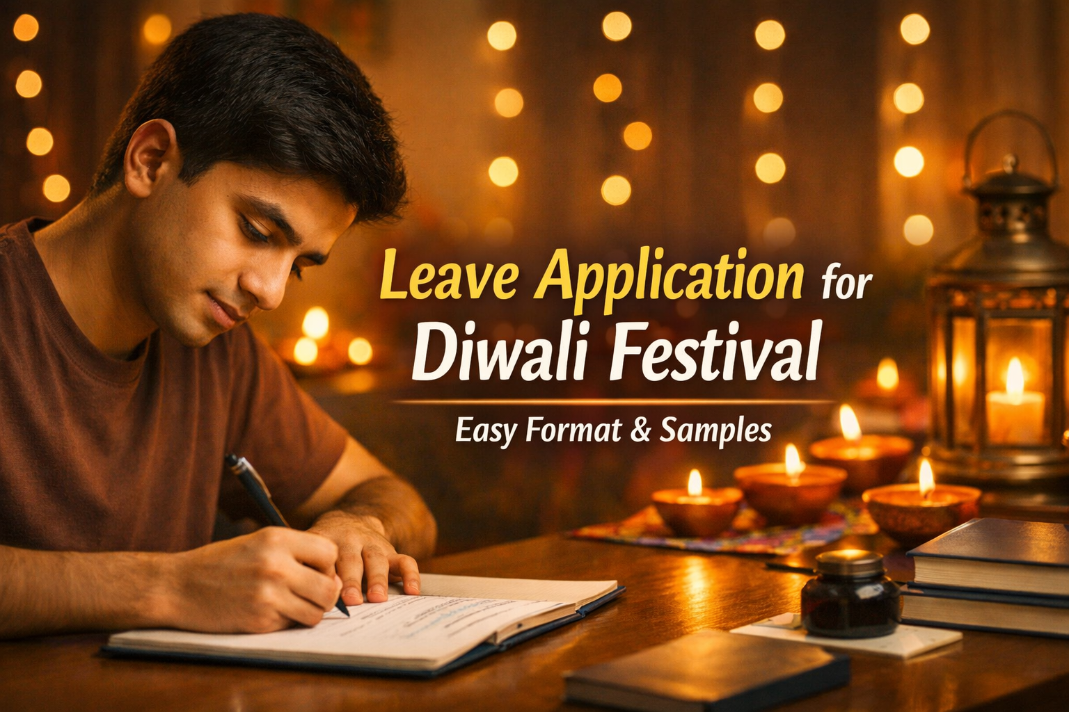 Leave Application for Diwali Festival