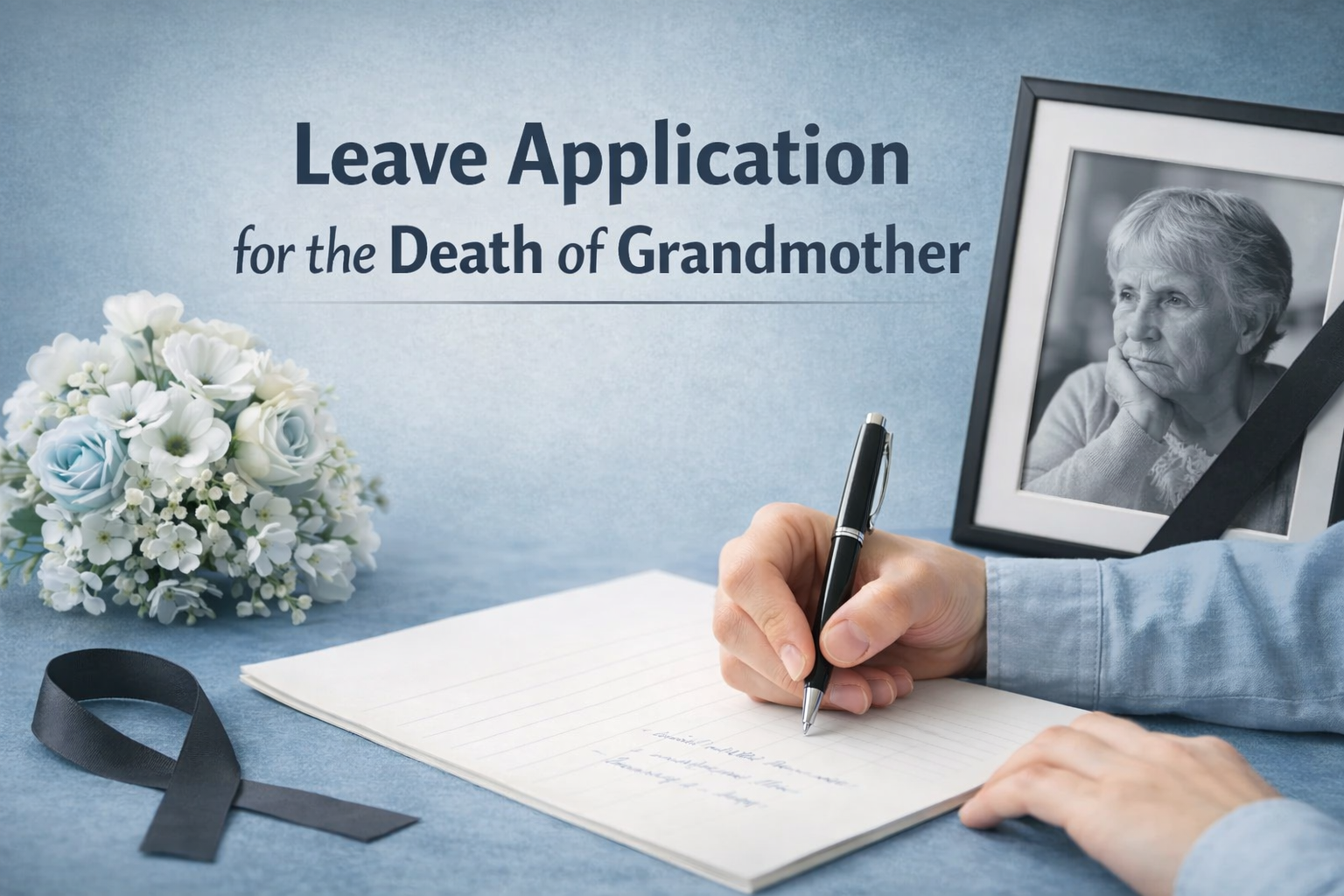 Leave Application for Grandmother’s Death (Format+4 Best Sample+Tips)