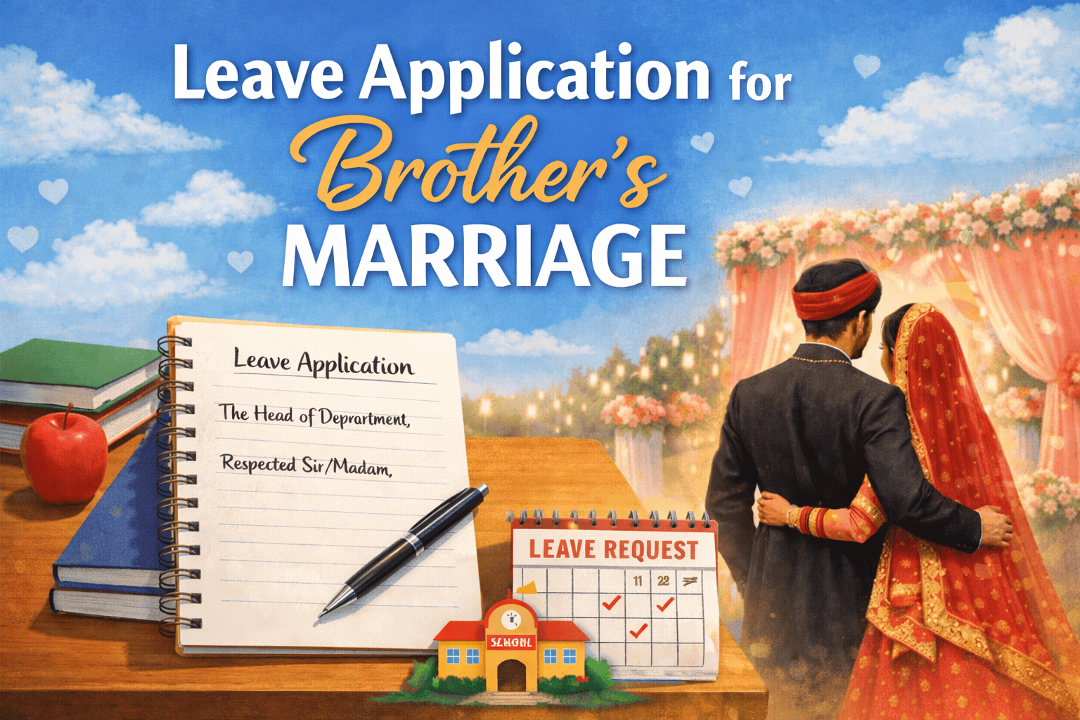 Leave Application for Brother’s Marriage